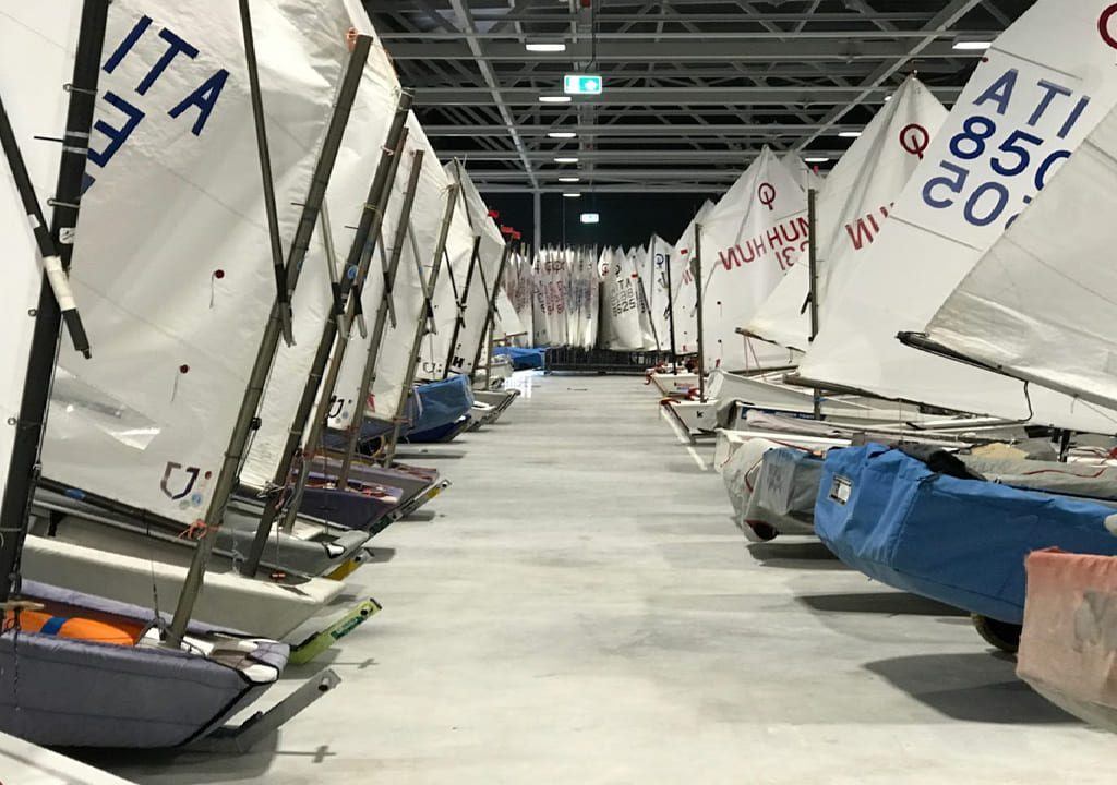 Covered boat storage 41° Lake Garda meeting