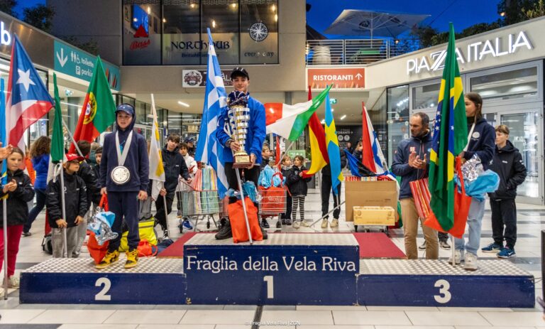 The 42nd Garda Lake Opti Meeting starts under the rain: the 10th Country Cup is awarded to Iason Panagoupoulos