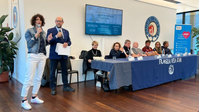 From the Sailing School to the Olympics: great participation for the conference organized by Fraglia Vela Riva