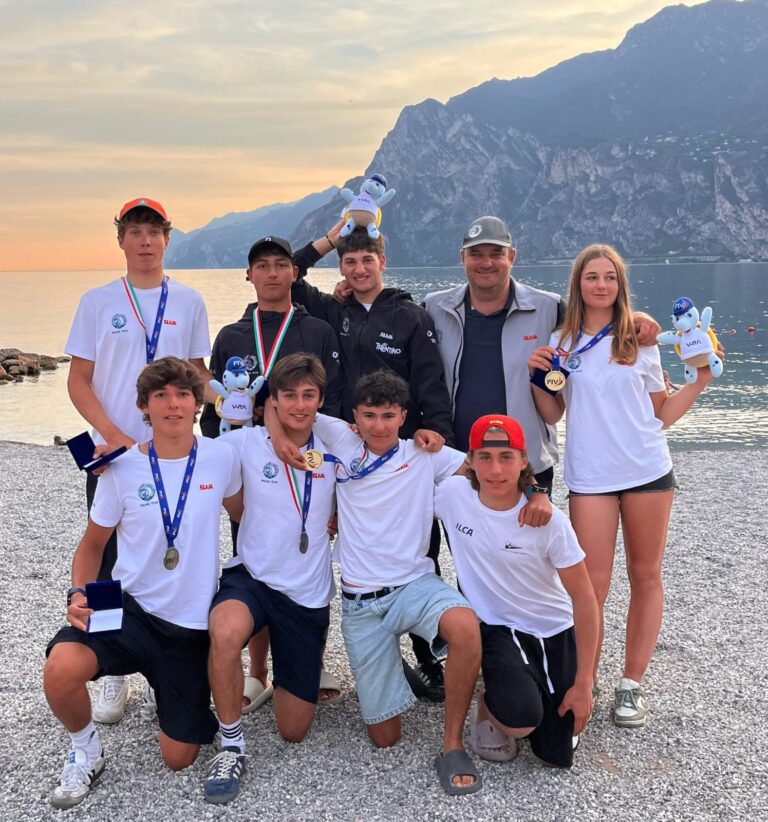Ai Campionati Italiani Giovanili in Singolo Kinder Joy of Moving la Fraglia Vela Riva festeggia tre titoli
