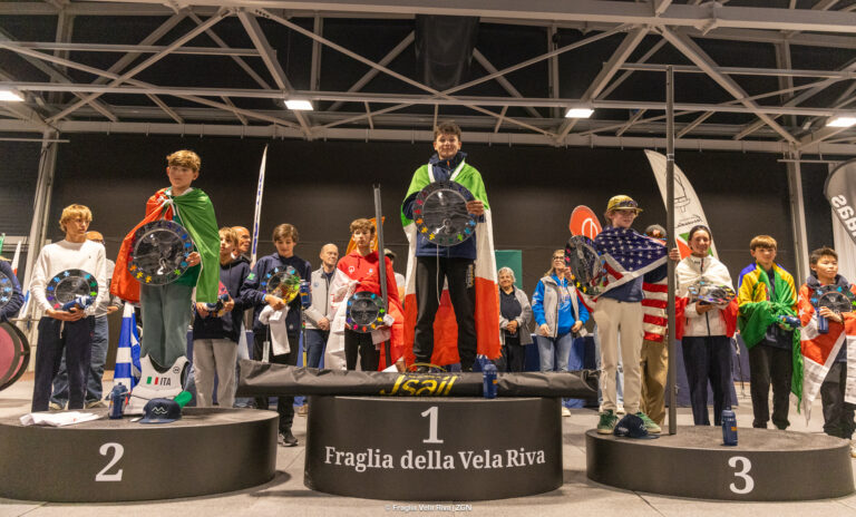 Davide Veronesi an Valerio Pucci are the winners of the 44th Garda Lake Opti Meeting